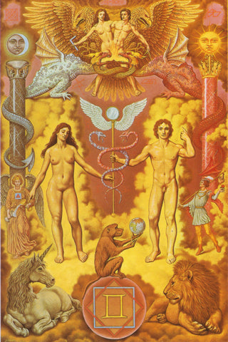 Sternzeichenkarte Zwilling