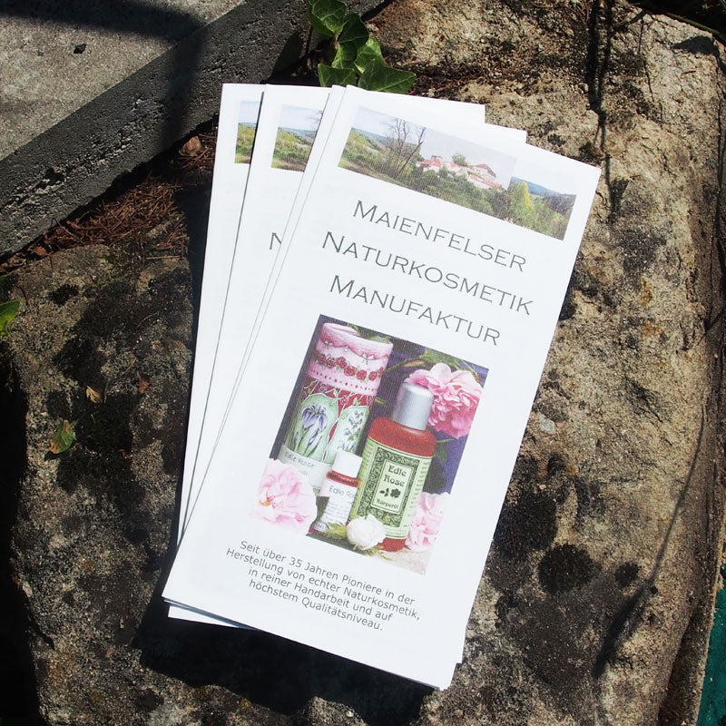 Flyer│Allgemein│Maienfelser Naturkosmetik Manufaktur