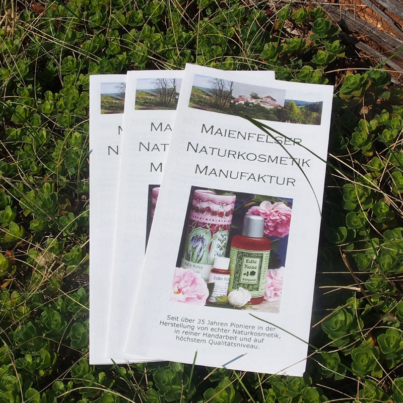 Flyer│Allgemein│Maienfelser Naturkosmetik Manufaktur